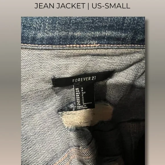 Forever21 Jean Jacket | Small | Gently Worn - Picture 7 of 7
